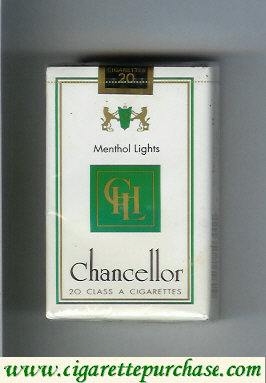 Chancellor Menthol Lights cigarettes